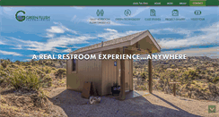 Desktop Screenshot of greenflushrestrooms.com