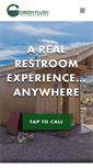 Mobile Screenshot of greenflushrestrooms.com